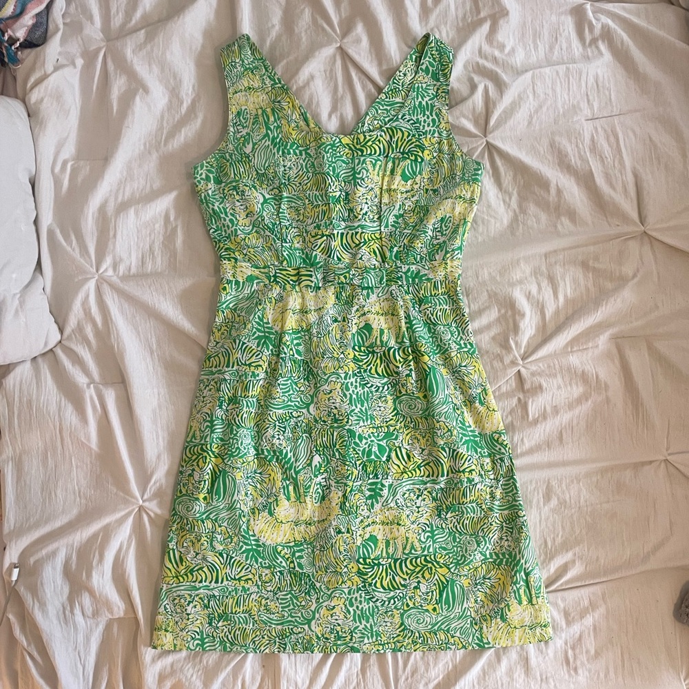 Vintage White Tag Lilly Pulitzer Tiger Dress